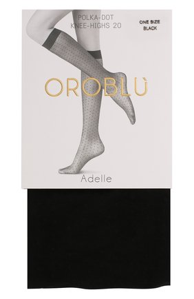 Женские капроновые гольфы OROBLU черного цвета по цене 781 руб., арт. V0BC63103 | Фото 1 Женские капроновые гольфы OROBLU черного цвета, арт. V0BC63103 | Фото 1