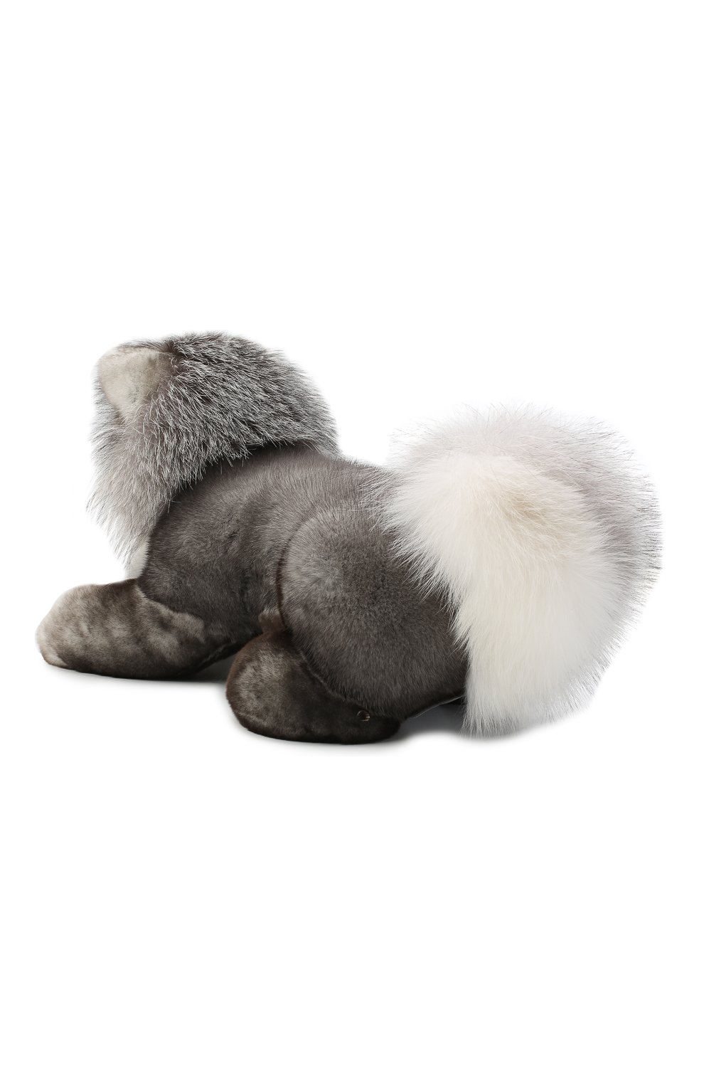 Мужского игрушка волк с меховой отделкой LORO PIANA серого цвета по цене 291500 руб., арт. FAF6036 | Фото 3 Мужского игрушка волк с меховой отделкой LORO PIANA серого цвета, арт. FAF6036 | Фото 3