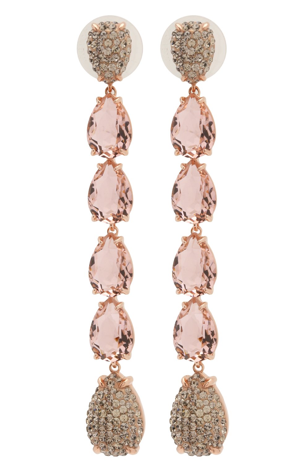 Женские серьги mix SWAROVSKI розового цвета, арт. 5427953 | Фото 1