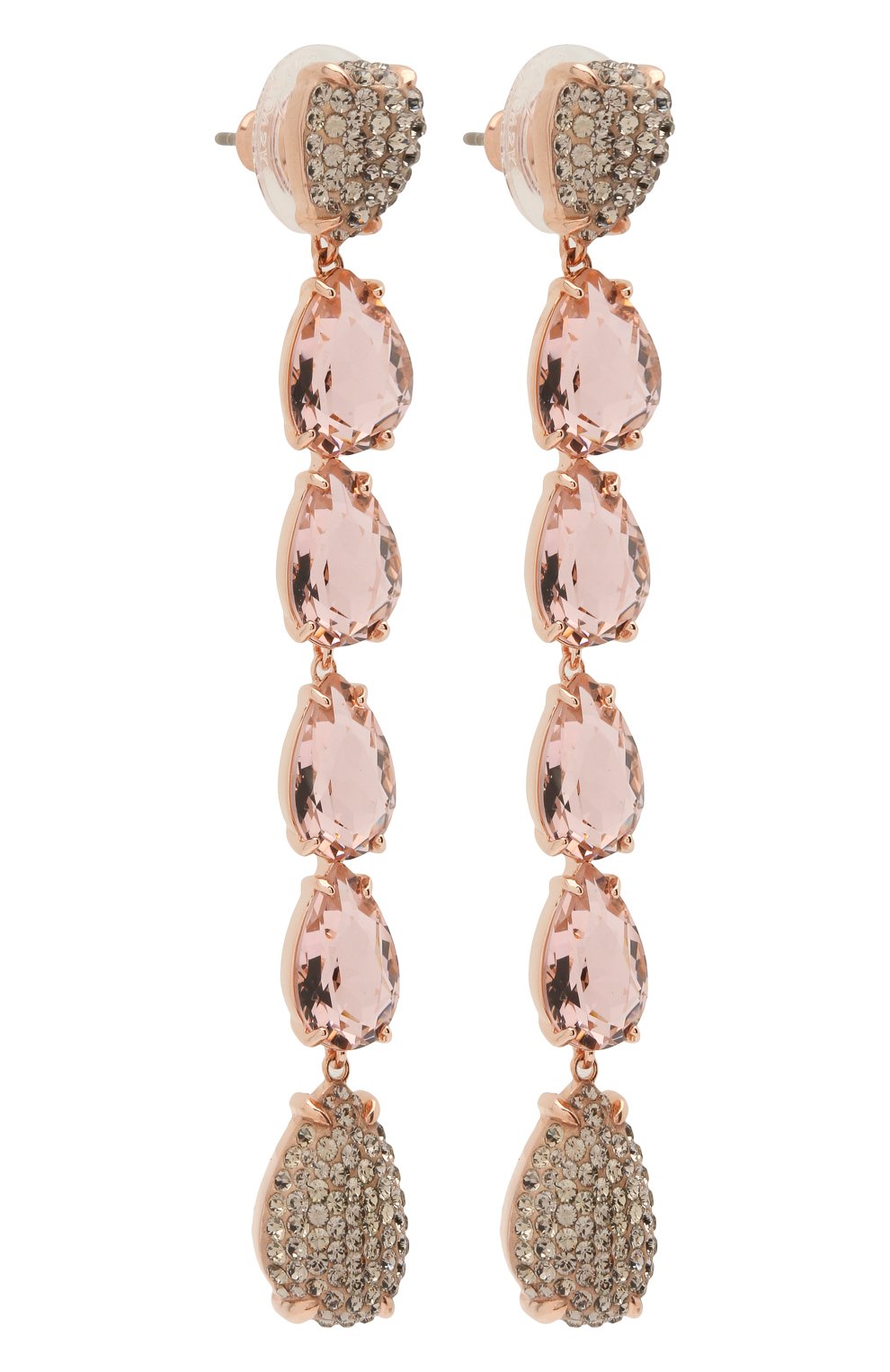 Женские серьги mix SWAROVSKI розового цвета по цене 9780 руб., арт. 5427953 | Фото 3 Женские серьги mix SWAROVSKI розового цвета, арт. 5427953 | Фото 3