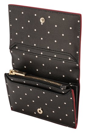 Кожаный кошелек на кнопке Kate Spade New York, красного цвета, арт. PWRU6407 в ЦУМ | Фото №3 Кожаный кошелек на кнопке Kate Spade New York красного цвета | Фото №3