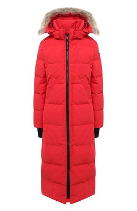 Женский пуховик mystique CANADA GOOSE красного цвета по цене 120500 руб., арт. 3035L | Фото 1 Женский пуховик mystique CANADA GOOSE красного цвета, арт. 3035L | Фото 1