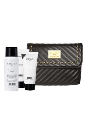 Косметичка со средствами для укладки BALMAIN HAIR COUTURE бесцветного цвета по цене 6940 руб., арт. 8719638140911 | Фото 1 Косметичка со средствами для укладки BALMAIN HAIR COUTURE бесцветного цвета, арт. 8719638140911 | Фото 1 (Статус проверки: Проверена категория)
