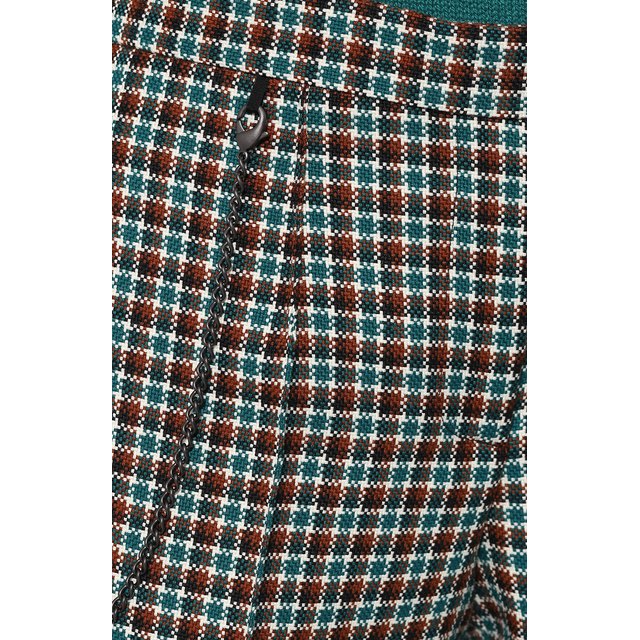 фото Шерстяные брюки с контрастной отделкой bottega veneta