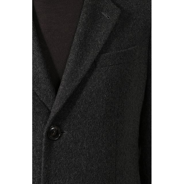 Однобортное пальто из шерсти Giorgio Armani 9599323
