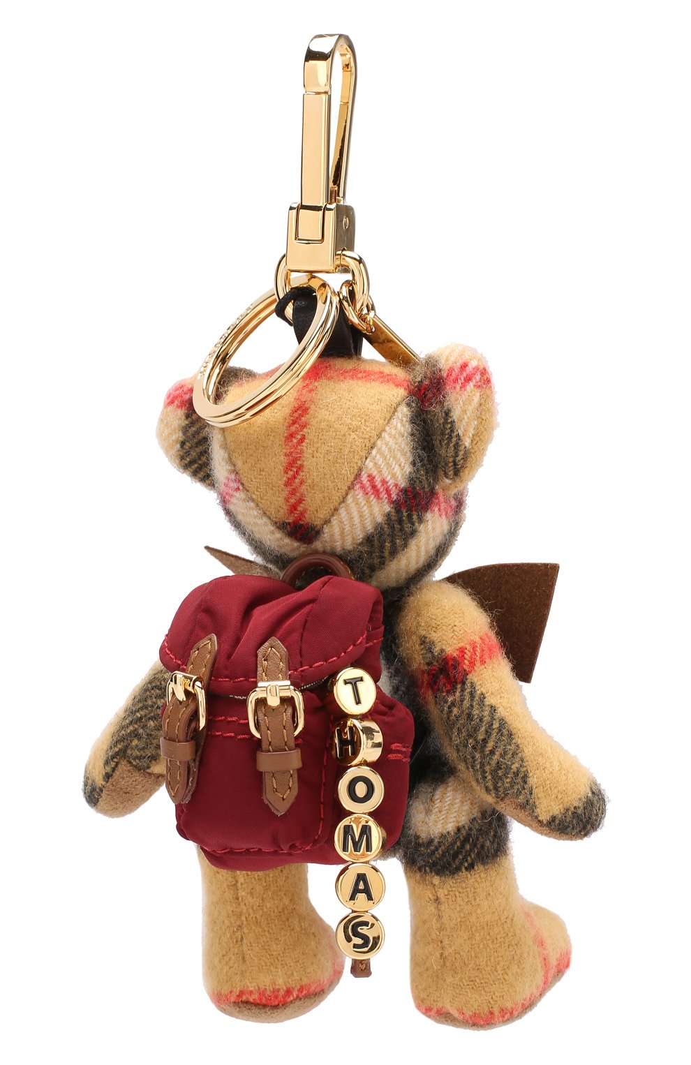 Брелок Thomas Bear из кашемира в клетку Vintage Check | Фото №2 Брелок Thomas Bear из кашемира в клетку Vintage Check | Фото №2