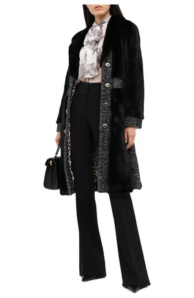 Женская шуба из меха норки с поясом DOLCE & GABBANA черного цвета по цене 2155000 руб., арт. I0A30W/FUPLH | Фото 2 Женская шуба из меха норки с поясом DOLCE & GABBANA черного цвета, арт. I0A30W/FUPLH | Фото 2