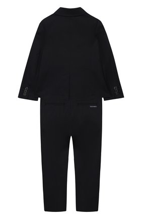 Детский хлопковый костюм DOLCE & GABBANA темно-синего цвета по цене 63000 руб., арт. L41U53/LT361/2-6 | Фото 2 Детский хлопковый костюм DOLCE & GABBANA темно-синего цвета, арт. L41U53/LT361/2-6 | Фото 2 (Статус проверки: Проверено; Материал внешний: Хлопок; Рукава: Длинные; Кросс-КТ: костюм)
