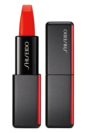Женская матовая помада для губ modernmatte, 509 flame SHISEIDO бесцветного цвета по цене 2450 руб., арт. 14785SH | Фото 1 Женская матовая помада для губ modernmatte, 509 flame SHISEIDO бесцветного цвета, арт. 14785SH | Фото 1