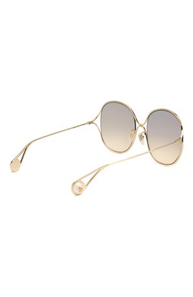 Женские солнцезащитные очки GUCCI золотого цвета по цене 36250 руб., арт. GG0362 003 | Фото 4 Женские солнцезащитные очки GUCCI золотого цвета, арт. GG0362 003 | Фото 4