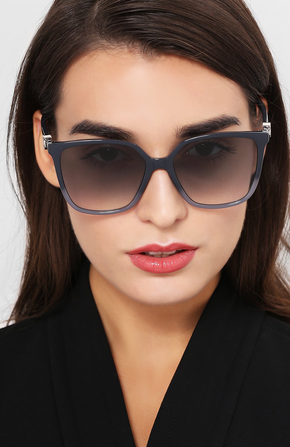 Женские серые солнцезащитные очки Fendi, арт. 0318 KB7 купить в ЦУМ | Фото №2 Солнцезащитные очки Fendi серые | Фото №2