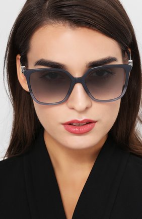 Женские серые солнцезащитные очки Fendi, арт. 0318 KB7 купить в ЦУМ | Фото №2 Солнцезащитные очки Fendi серые | Фото №2