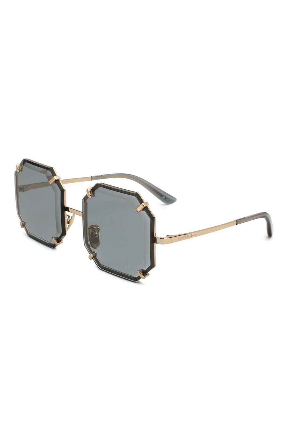 Женские солнцезащитные очки DOLCE & GABBANA серого цвета, арт. 2216-02/87 | Фото 1