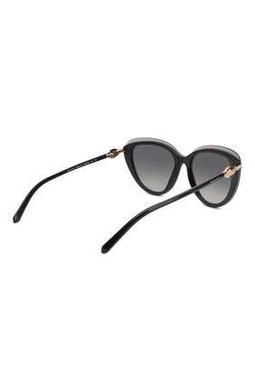 Женские солнцезащитные очки BVLGARI черного цвета по цене 26300 руб., арт. 8211B-5464T3 | Фото 4 Женские солнцезащитные очки BVLGARI черного цвета, арт. 8211B-5464T3 | Фото 4
