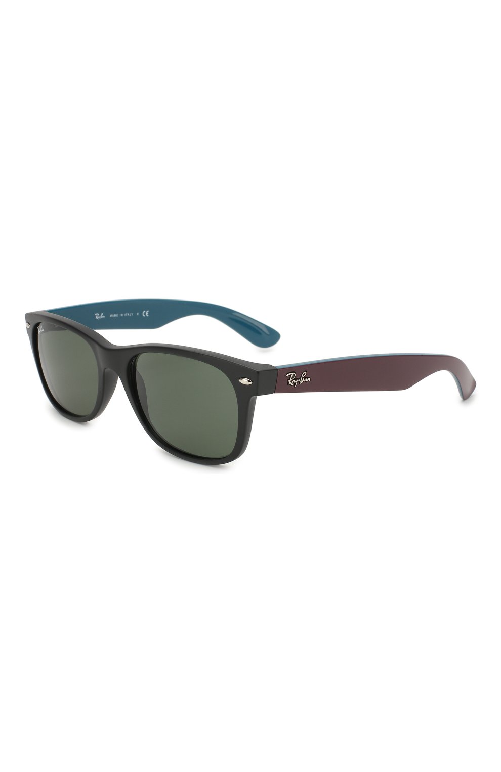 Мужские солнцезащитные очки RAY-BAN темно-коричневого цвета, арт. 2132-6182 | Фото 1