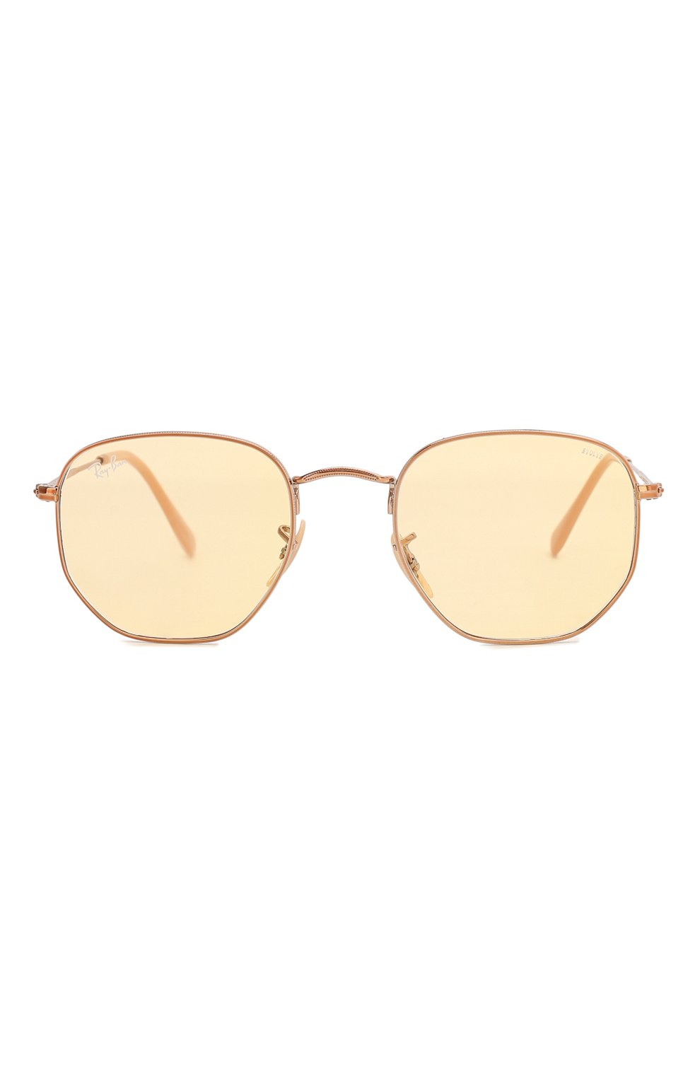 Женские солнцезащитные очки RAY-BAN желтого цвета по цене 12900 руб., арт. 3548N-91310Z | Фото 4 Женские солнцезащитные очки RAY-BAN желтого цвета, арт. 3548N-91310Z | Фото 4