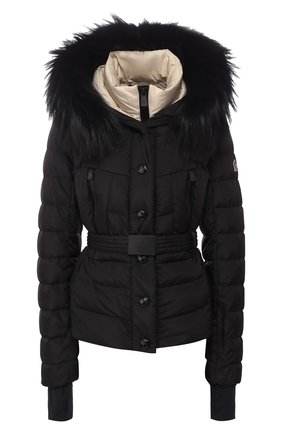 Пуховик Moncler Grenoble с поясом | Фото №1 Пуховик Moncler Grenoble с поясом | Фото №1