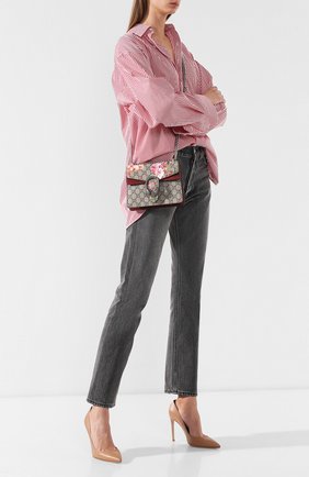 Женская сумка dionysus gg blooms mini GUCCI розового цвета по цене 155300 руб., арт. 421970/KU23N | Фото 2 Женская сумка dionysus gg blooms mini GUCCI розового цвета, арт. 421970/KU23N | Фото 2
