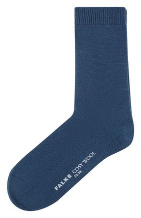 Женские вязаные носки cosy wool FALKE синего цвета по цене 1830 руб., арт. 47548_18_ | Фото 1 Женские вязаные носки cosy wool FALKE синего цвета, арт. 47548_18_ | Фото 1