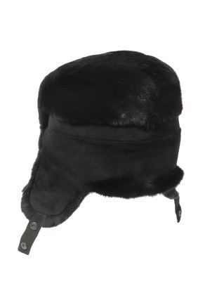 Мужская меховая шапка-ушанка KUSSENKOVV черного цвета, арт. 332800002115 | Фото 2 (Материал: Натуральный мех; Статус проверки: Проверено, Проверена категория)