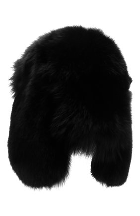 Мужская меховая шапка-ушанка SAINT LAURENT черного цвета по цене 176000 руб., арт. 536426/4YB29 | Фото 2 Мужская меховая шапка-ушанка SAINT LAURENT черного цвета, арт. 536426/4YB29 | Фото 2