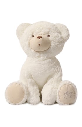 Детского плюшевая игрушка медведь TARTINE ET CHOCOLAT белого цвета, арт. T30400H | Фото 1 (Материал: Текстиль, Синтетический материал; Статус проверки: Проверена категория)