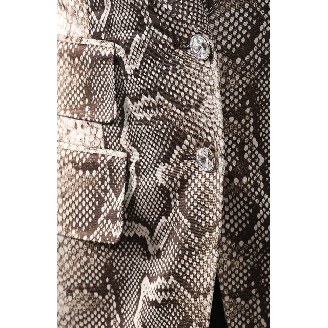 Жакет с принтом из смеси хлопка и вискозы Tom Ford GI2560-FAP072 Фото 5