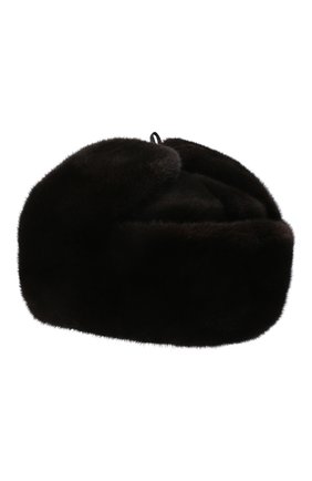 Мужская норковая шапка-ушанка FURLAND темно-коричневого цвета по цене 74220 руб., арт. 0116800110129300146 | Фото 2 Мужская норковая шапка-ушанка FURLAND темно-коричневого цвета, арт. 0116800110129300146 | Фото 2 (Материал: Натуральный мех)