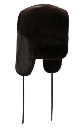 Мужская норковая шапка-ушанка FURLAND коричневого цвета по цене 63800 руб., арт. 0012200110034300146 | Фото 2 Мужская норковая шапка-ушанка FURLAND коричневого цвета, арт. 0012200110034300146 | Фото 2