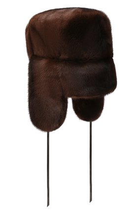 Мужская норковая шапка-ушанка FURLAND коричневого цвета по цене 63800 руб., арт. 0012200110105300146 | Фото 2 Мужская норковая шапка-ушанка FURLAND коричневого цвета, арт. 0012200110105300146 | Фото 2