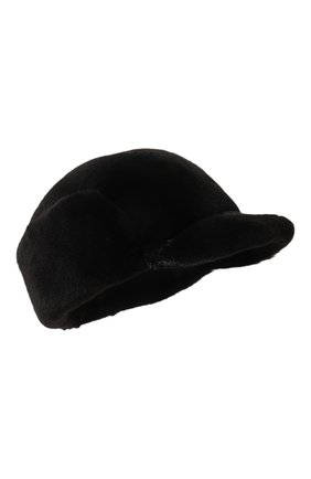 Мужская норковая кепка KUSSENKOVV черного цвета, арт. 411510002120 | Фото 1 (Материал: Натуральный мех; Статус проверки: Проверено, Проверена категория)