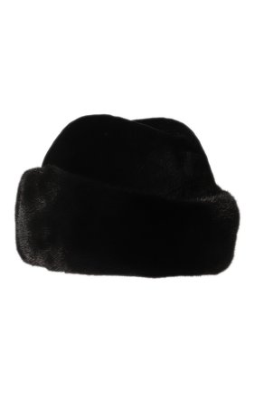 Мужская шапка с отворотом из норки KUSSENKOVV черного цвета, арт. 421512802136 | Фото 2 (Материал: Натуральный мех; Статус проверки: Проверено, Проверена категория)