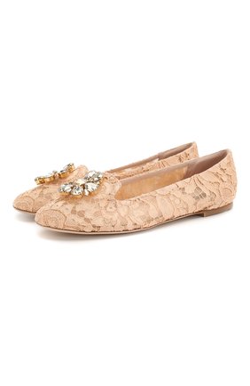 Женские текстильные балетки rainbow lace DOLCE & GABBANA светло-бежевого цвета по цене 46100 руб., арт. CP0010/AL198 | Фото 1 Женские текстильные балетки rainbow lace DOLCE & GABBANA светло-бежевого цвета, арт. CP0010/AL198 | Фото 1