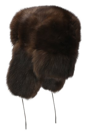 Мужская соболиная шапка-ушанка FURLAND коричневого цвета по цене 570000 руб., арт. 0012201910074100000 | Фото 2 Мужская соболиная шапка-ушанка FURLAND коричневого цвета, арт. 0012201910074100000 | Фото 2