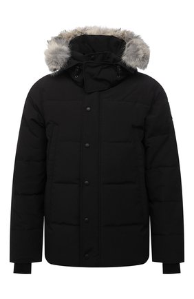 Мужская пуховая куртка wyndham CANADA GOOSE черного цвета по цене 106500 руб., арт. 3808MB | Фото 1 Мужская пуховая куртка wyndham CANADA GOOSE черного цвета, арт. 3808MB | Фото 1