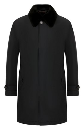 Мужской пальто с меховой подкладкой ERMENEGILDO ZEGNA темно-синего цвета по цене 778000 руб., арт. UPT38/LUX6 | Фото 1 Мужской пальто с меховой подкладкой ERMENEGILDO ZEGNA темно-синего цвета, арт. UPT38/LUX6 | Фото 1