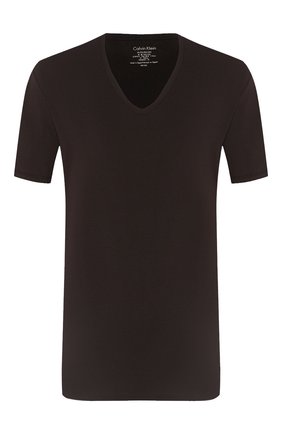 Мужские хлопковая футболка CALVIN KLEIN черного цвета по цене 5710 руб., арт. NB1336A | Фото 1 Мужские хлопковая футболка CALVIN KLEIN черного цвета, арт. NB1336A | Фото 1
