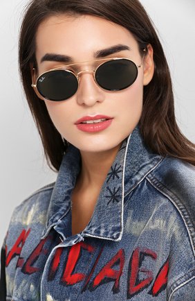 Женские солнцезащитные очки RAY-BAN темно-зеленого цвета по цене 11200 руб., арт. 3847N-912131 | Фото 2 Женские солнцезащитные очки RAY-BAN темно-зеленого цвета, арт. 3847N-912131 | Фото 2
