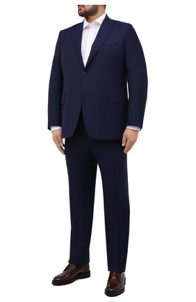 Мужской шерстяной костюм CANALI синего цвета по цене 160500 руб., арт. 11280/10/AA00099/60-64 | Фото 1 Мужской шерстяной костюм CANALI синего цвета, арт. 11280/10/AA00099/60-64 | Фото 1