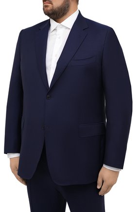 Мужской шерстяной костюм CANALI синего цвета по цене 160500 руб., арт. 11280/10/AA00099/60-64 | Фото 2 Мужской шерстяной костюм CANALI синего цвета, арт. 11280/10/AA00099/60-64 | Фото 2