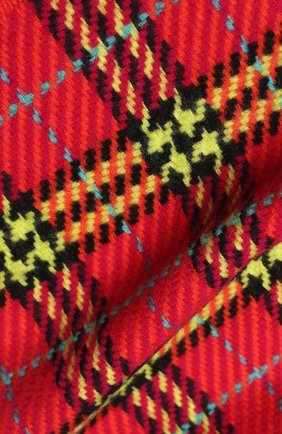 Детский шерстяной шарф BURBERRY красного цвета, арт. 4078166 | Фото 2 (Материал: Шерсть, Текстиль; Статус проверки: Проверено, Проверена категория)