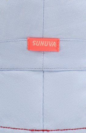 Хлопковая панама Sunuva голубого цвета, арт. S9617 в ЦУМ | Фото №3 Хлопковая панама Sunuva голубого цвета | Фото №3