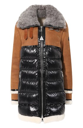 Дубленка из овчины Moncler Cygne | Фото №1 Дубленка из овчины Moncler Cygne | Фото №1