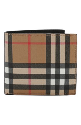 Кожаное портмоне в клетку Vintage Check | Фото №1 Кожаное портмоне в клетку Vintage Check | Фото №1