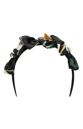 Детского ободок с декором DOLCE & GABBANA черного цвета по цене 22550 руб., арт. LB3L31/FURDV | Фото 1 Детского ободок с декором DOLCE & GABBANA черного цвета, арт. LB3L31/FURDV | Фото 1