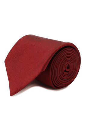 Мужской шелковый галстук BRIONI красного цвета, арт. 062I00/PZ418 | Фото 1 (Материал: Текстиль, Шелк; Принт: Без принта; Статус проверки: Проверена категория; Региональные ограничения белый список (Axapta Mercury): RU)
