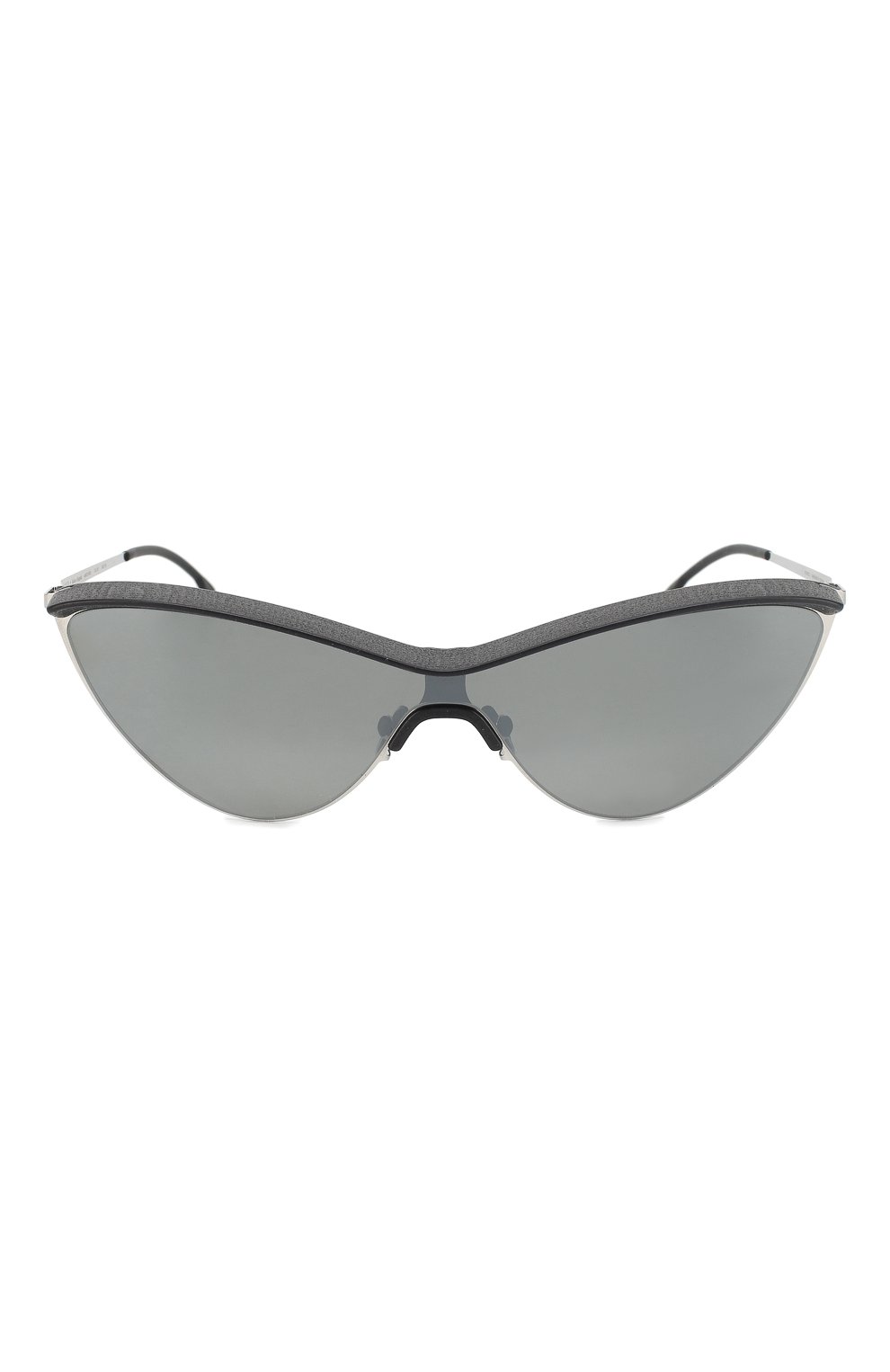 Женские серые солнцезащитные очки Maison Margiela, арт. MMECH0 002/PITCHBLACK/SHINYSILVER/SILVER купить в ЦУМ | Фото №2 Солнцезащитные очки Maison Margiela серые | Фото №2