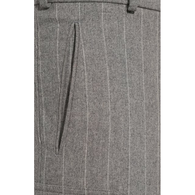 Шерстяные брюки прямого кроя Ralph Lauren 790727488 Фото 5