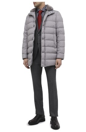 Мужские кожаные оксфорды BERLUTI серого цвета по цене 133500 руб., арт. S4161-001 | Фото 2 Мужские кожаные оксфорды BERLUTI серого цвета, арт. S4161-001 | Фото 2