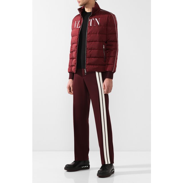 фото Пуховая куртка на молнии с капюшоном valentino